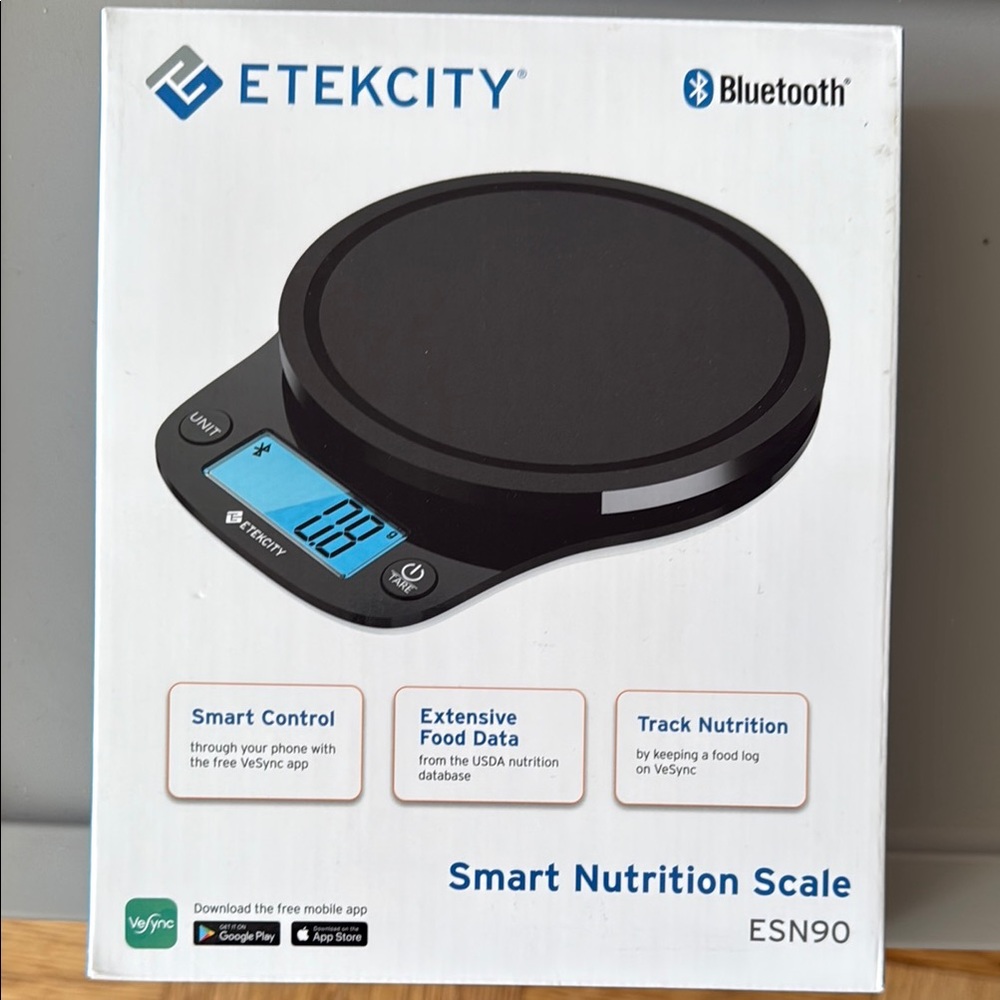 Etekcity Smart Nutrition Scale with Bluetooth